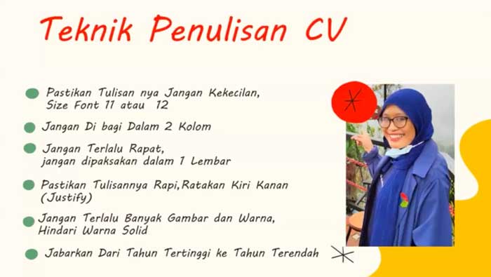 Teknik membuat CV