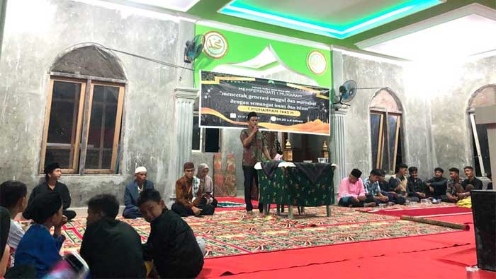 Mahasiswa UIN SMDD Bukittinggi bersama Remaja Masjid Buluh Apo Gelar Wirid Kajian