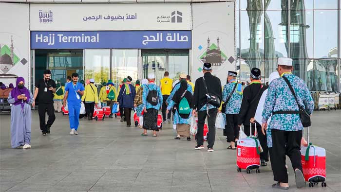 Jemaah haji Indonesia pulang ke Tanah Air