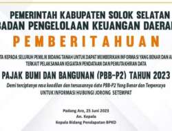 Pemkab Solsel Mutakhirkan Data Objek dan Subjek PBB P2 di 3 Kecamatan