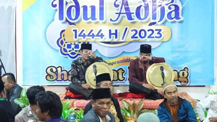 Shalawat dulang di Mushalla Al A'la Data Jorong Tabu Baraie, Nagari Peninjauan