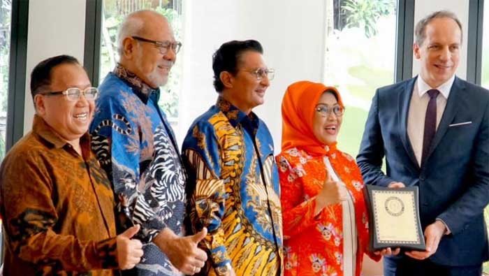 Senator Abraham Liyanto Bertemu Dubes Prancis, Fabian Fenone