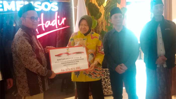 Pondok Pesantren dan Yayasan Perwakilan NU di Jawa Timur Dapat Bantuan Instalasi Air Bersih Kemensos