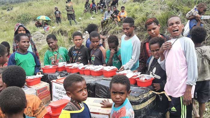 Bantuan Logistik Kemensos Sudah Diterima Masyarakat Terdampak Kekeringan di Kabupaten Puncak