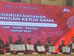 Bupati Agam Tandatangani Perjanjian Kerja Sama Perpajakan Bersama 112 Pemda Lainnya