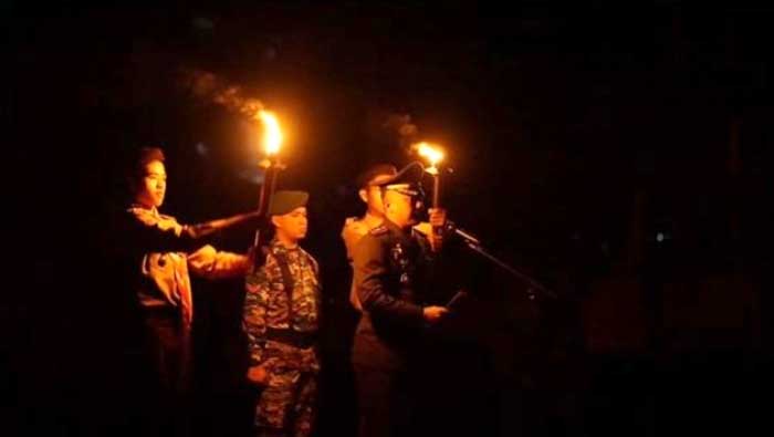 Dandim 0304 Agam Pimpin Apel Kehormatan dan Renungan Suci di TMP Kusuma Bhakti