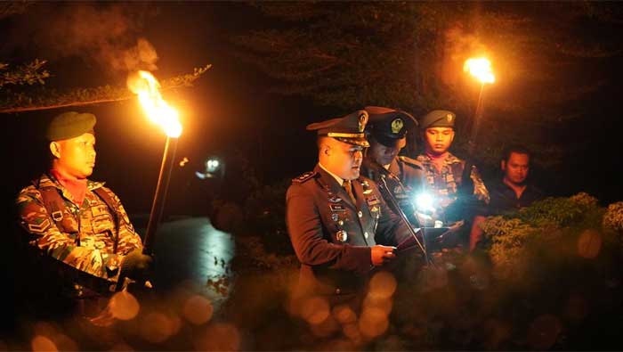 Dandim 0310 SSD Pimpin Apel Kehormatan dan Renungan Suci