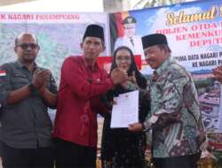 Pitaloka Foundation dan FEMA IPB Bogor Serahkan Data Presisi Nagari Panampuang, Kabupaten Agam