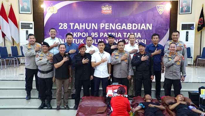 Donor Darah dalam rangka 28 Tahun Pengabdian Akpol 1995