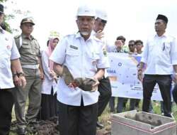 Gubernur Sumbar Letakkan Batu Pertama Pembangunan Sman 17 Padang