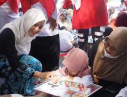 Ribuan Anak Usia Dini Ikuti Hari Anak Nasional ke-39 di Kantor Bupati Dharmasraya