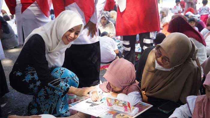 Peringatan Hari Anak Nasional ke-39 di Kantor Bupati Dharmasraya