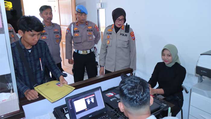 Kapolres Payakumbuh Cek Ruang Pelayanan Publik