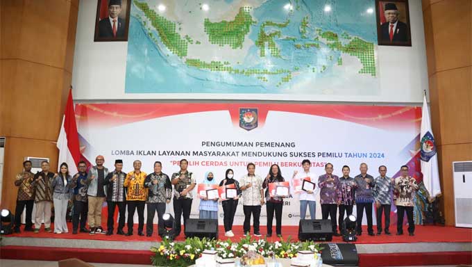Kemendagri Umumkan Pemenang Lomba Iklan Layanan Masyarakat Mendukung Sukses Pemilu 2024