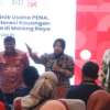 Menteri Sosial Tri Rismaharini saat Peresmian Klinik Usaha PENA dan Peluncuran Tata Rupa Nusantara di Malang
