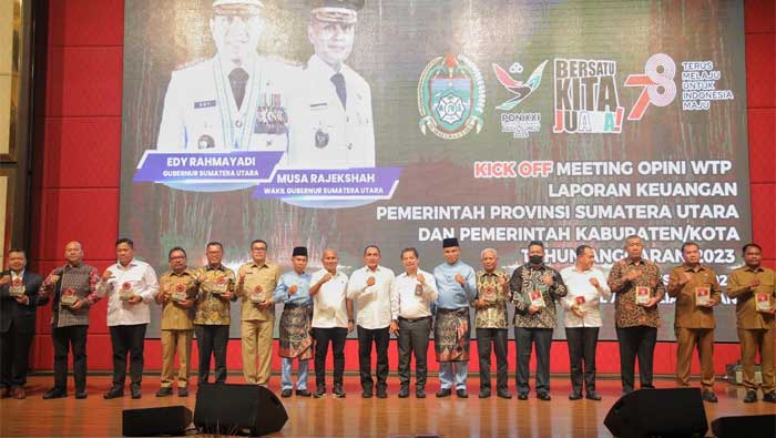 Bupati Asahan Ikuti Kick Off Meeting Opini WTP LKPD Pemprov Sumut