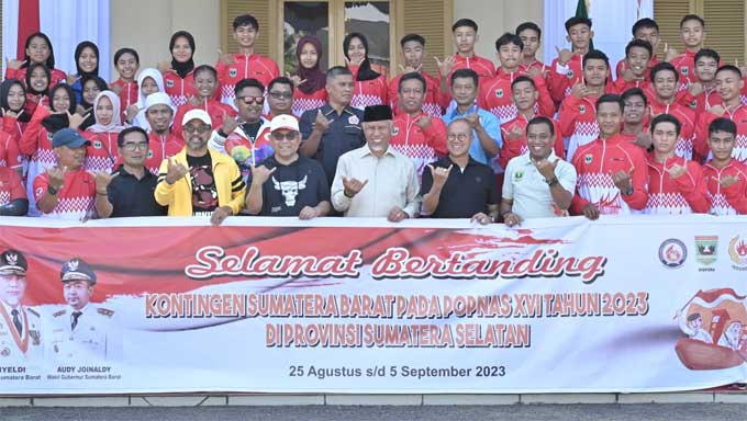 Kontingen Popnas Sumbar Ikuti POPNAS ke-16 di Palembang