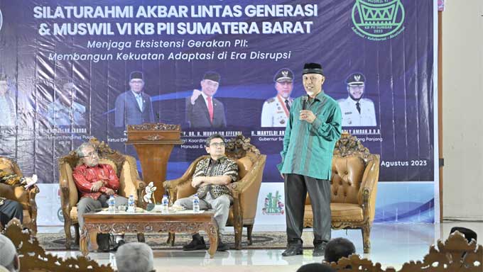 Hadiri Muswil IV KB PII Sumbar di Padang Panjang, Ini Permintaan Gubernur Mahyeldi