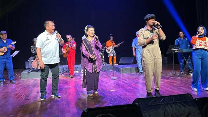 Pagelaran Musik Keroncong 5G Di Taman Budaya Lampung