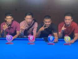 Atlet Biliar Payakumbuh Juarai 9 Ball Home Turnamen di Padang