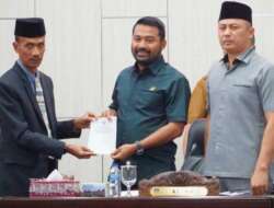 Pemkab Solok Selatan Sampaikan Rancangan Perubahan KUA dan PPAS 2023