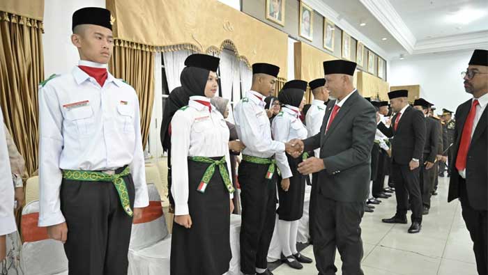 Pengukuhan Anggota Paskibra Provinsi Sumbar