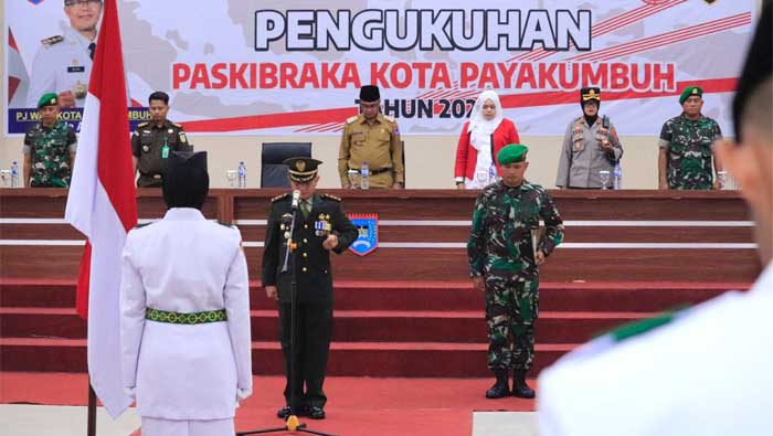 Pengukuhan 54 Anggota Paskibraka Kota Payakumbuh