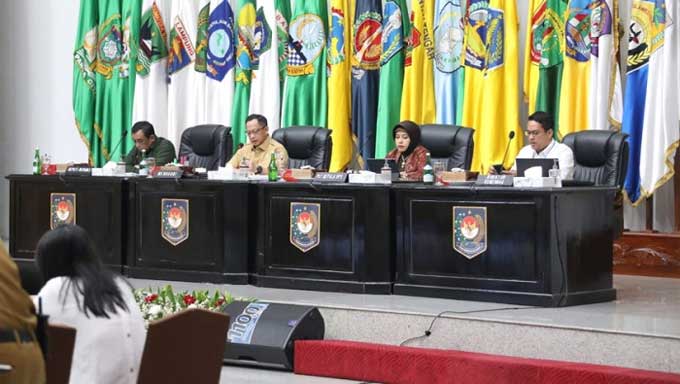 Waspada El Nino, Mendagri Ajak Pemda Salurkan Bansos dan Optimalisasi BTT 1 Rapat Koordinasi (Rakor) Pengendalian Inflasi Daerah