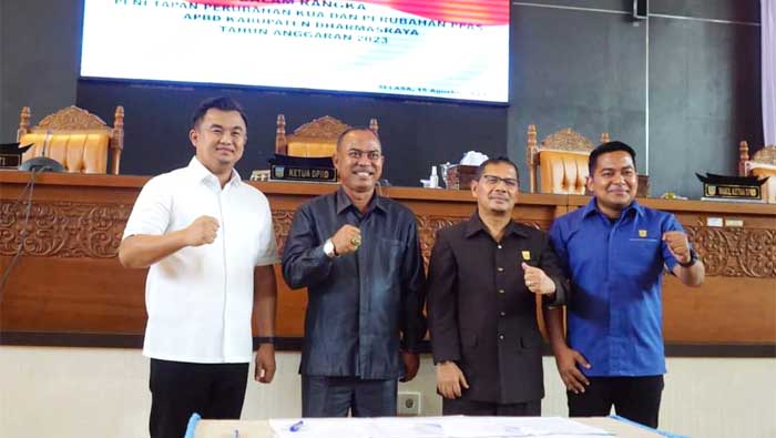 Pemkab dan DPRD Dharmasraya Tetapkan Perubahan KUA PPAS 2023