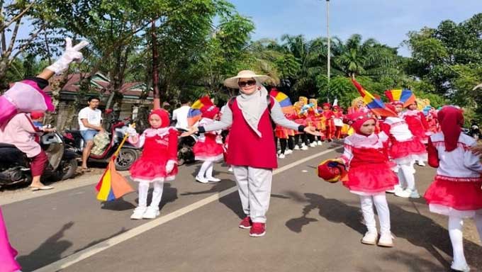 SDN 03 Airpura Boyong 4 Juara 1 di HUT RI ke-78