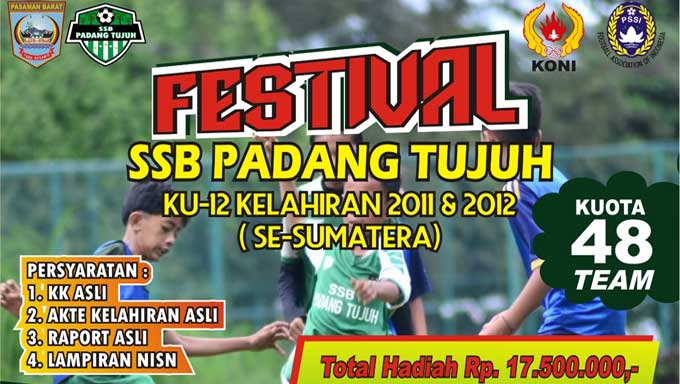 Ssb Padang Tujuh Adakan Festival Sepak Bola U-12