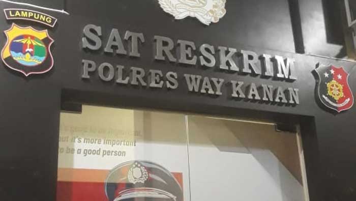 Sat Reskrim Polres Way Kanan