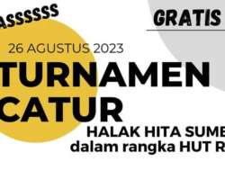 Pendaftaran Gratis, Ayo Ikutan Turnamen Catur di RM BANG BONAR