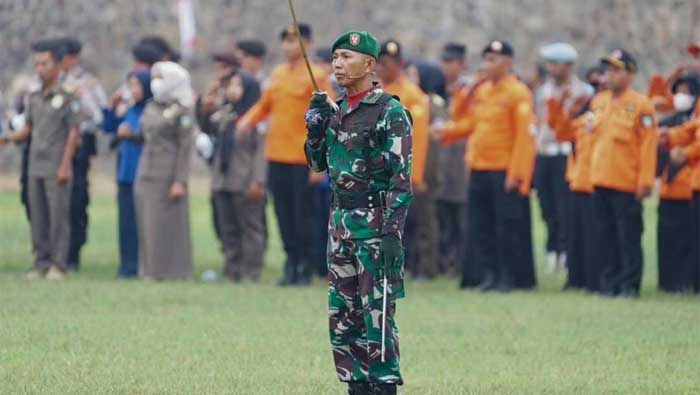 Upacara Penurunan Bendera Merah Putih Peringatan HUT RI ke-78 di Solok Selatan