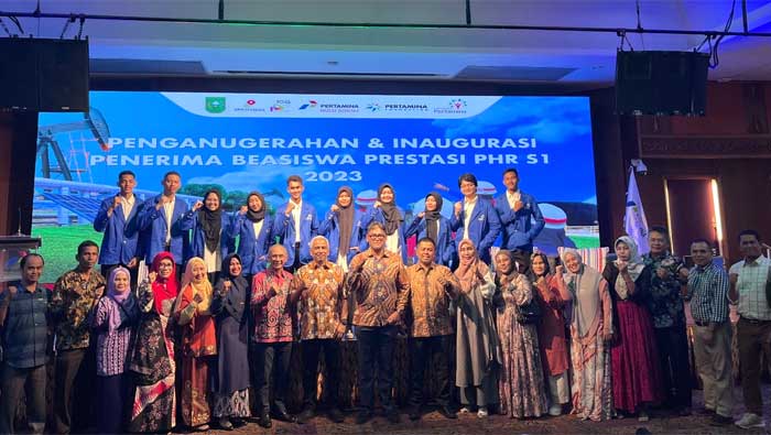 Penganugerahan Beasiswa Pertamina Hulu Rokan