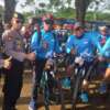 Polres Dharmasraya Ikut Meriahkan Gowes Silaturahmi Kobar MTB Adventure Dharmasraya Sumbar, Jambi dan Riau