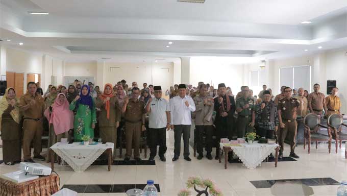 Rapat Koordinasi Tim Percepatan Penurunan Stunting (TPPS) Kabupaten Agam sekaligus launching Sistem Informasi dan Koordinasi Cegah Stunting Terintegrasi (SIKOCIT)