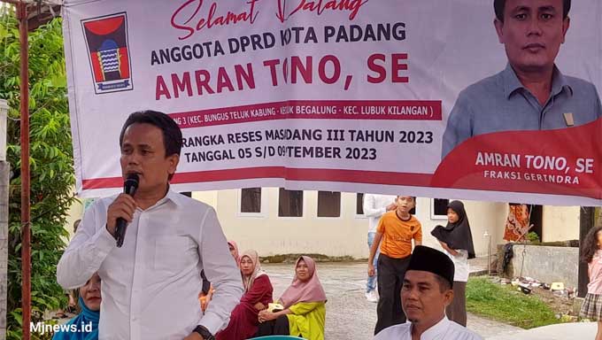 Anggota Dprd Padang Amran Tono Reses Di Empat Lokasi Berbeda