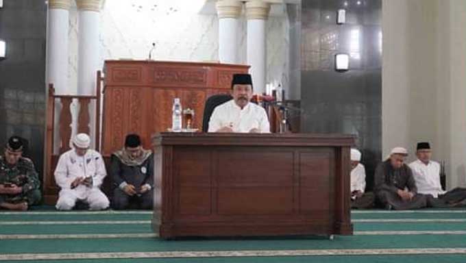 Wakil Wali Kota, Asrul berikan tausiyah saat Tablig Akbar Peringatan Maulid Nabi Muhammad SAW