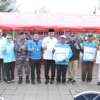 Gubernur Mahyeldi saat menghadiri peringatan gerakan nasional Bulan Cinta Laut (BCL) - Gerakan Partisipasi Nelayan Mengambil Sampah Laut, Rabu (06/09/2023) di Pantai Muaro Lasak Kota Padang.