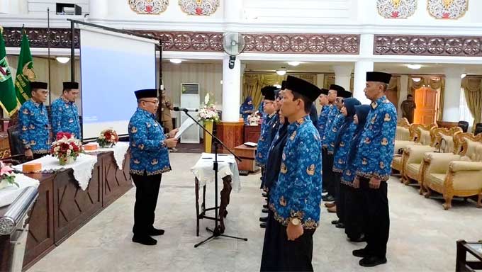 Hansastri Lantik Dewan Pengurus Korpri Unit Pemprov Sumbar