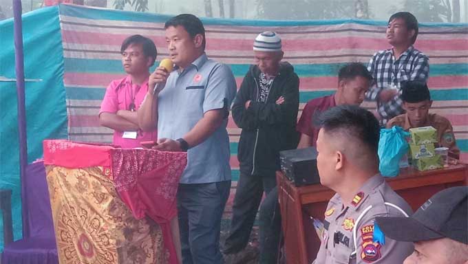 Ketua KONI Pasaman Buka Turnamen Sepak Takraw Setia Baru Cup III