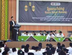 Kakan Kemenag Hadiri Launching Kelas Kitab Kuning Santri Ma’had Al Qalam Man 2 Kota Malang