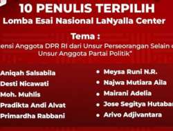 LaNyalla Center Umumkan 10 Pemenang Lomba Esai Nasional, Ini Dia