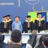 Jusuf Kalla saat penyambutan selamat datang kepada 240 Mahasiswa Baru Universitas Islam Internasional Indonesia (UIII) Tahun Ajaran 2023-2024