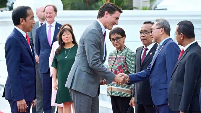Pertemuan Bilateral Antara Presiden Ri Joko Widodo Dan Perdana Menteri Kanada Justin Trudeau
