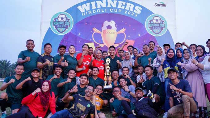 Pj Bupati Muba Saat Pembukaan Turnamen Sepakbola Hindoli Cup Di Kecamatan Sungai Lilin. (F/Diskominfo)