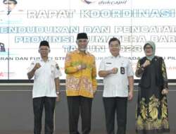 Gubernur Mahyeldi Dalam Rapat Koordinasi (Rakor) Kependudukan Dan Pencatatan Sipil Provinsi Sumatera Barat Tahun 2023