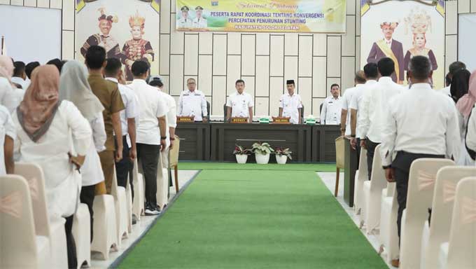Rakor Konvergensi Percepatan Penurunan Stunting Kabupaten Solok Selatan