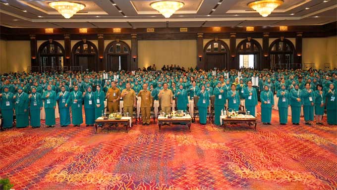 Rakornas, Tri Ungkap Kiprah Gerakan PKK Setengah Abad Lebih